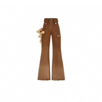 13De Marzo Doozoo Gradient Color Jeans Brown