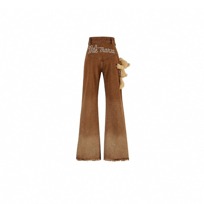 13De Marzo Doozoo Gradient Color Jeans Brown