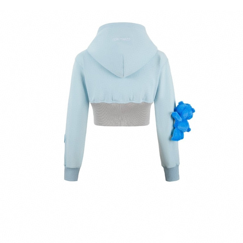 13De Marzo X Care Bears Short Zip Up Hoodie Blue