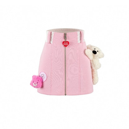 13De Marzo X Care Bears Zip Up Skirt Pink