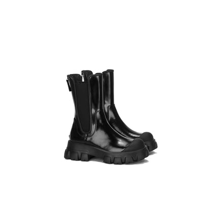 Lost In Echo Rubber Tote Chelsea Boots Black