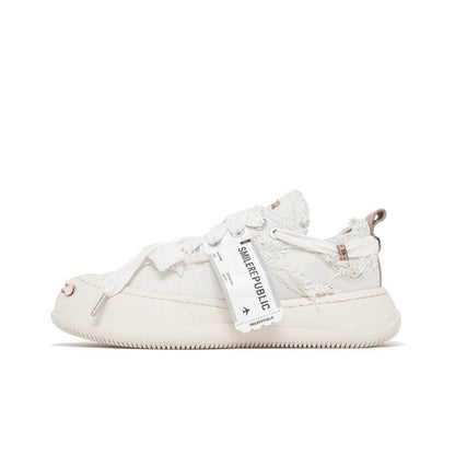 Smile Republic Low Canvas Sneaker White