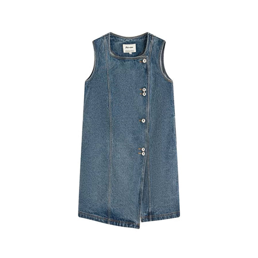 Marc Moore Vintage Buckle Denim Dress