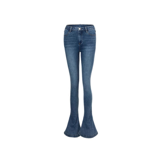 Ther Slim Bootcut Stretch Denim Pants Blue