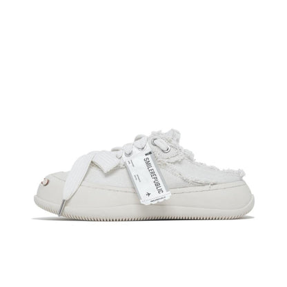 Smile Republic Canvas Slip On White