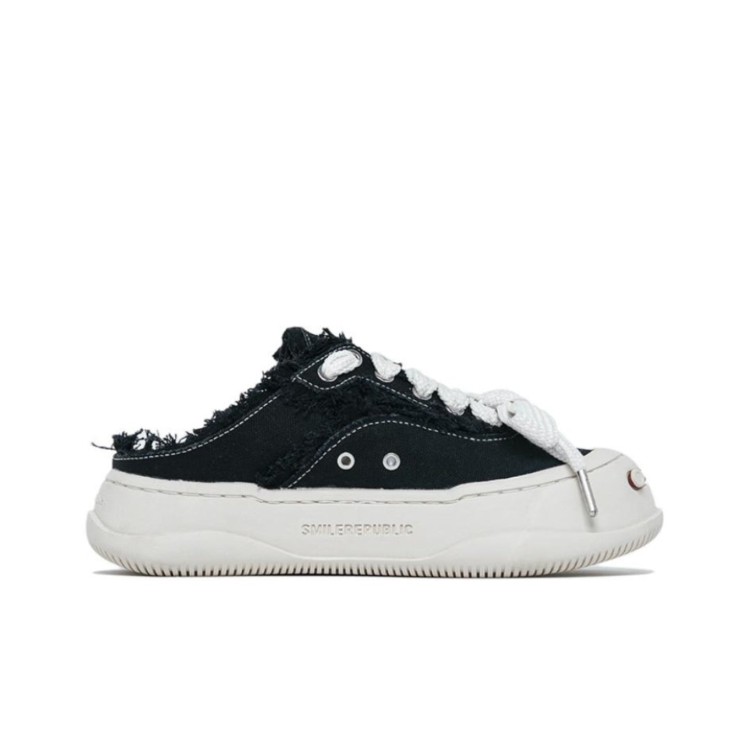 Smile Republic Canvas Slip On Black