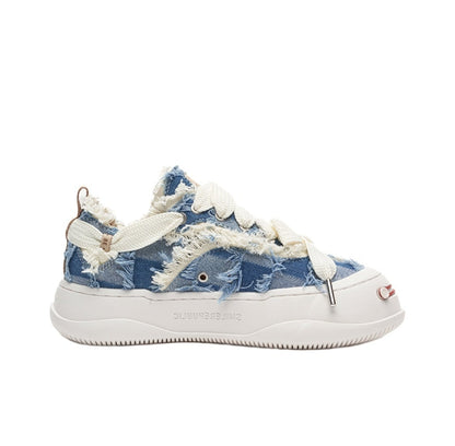 Smile Republic Low Canvas Sneaker Denim Blue