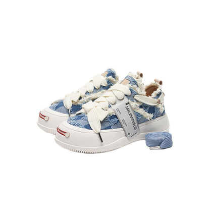 Smile Republic Low Canvas Sneaker Denim Blue