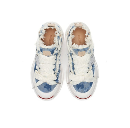 Smile Republic Low Canvas Sneaker Denim Blue