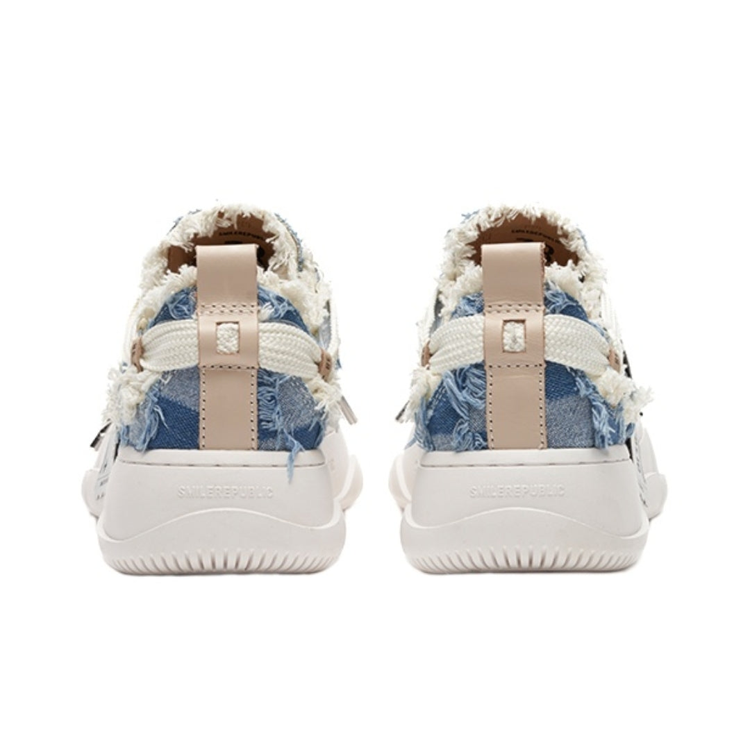 Smile Republic Low Canvas Sneaker Denim Blue