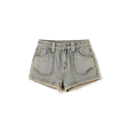 NotAwear Vintage Low-Waist Denim Shorts