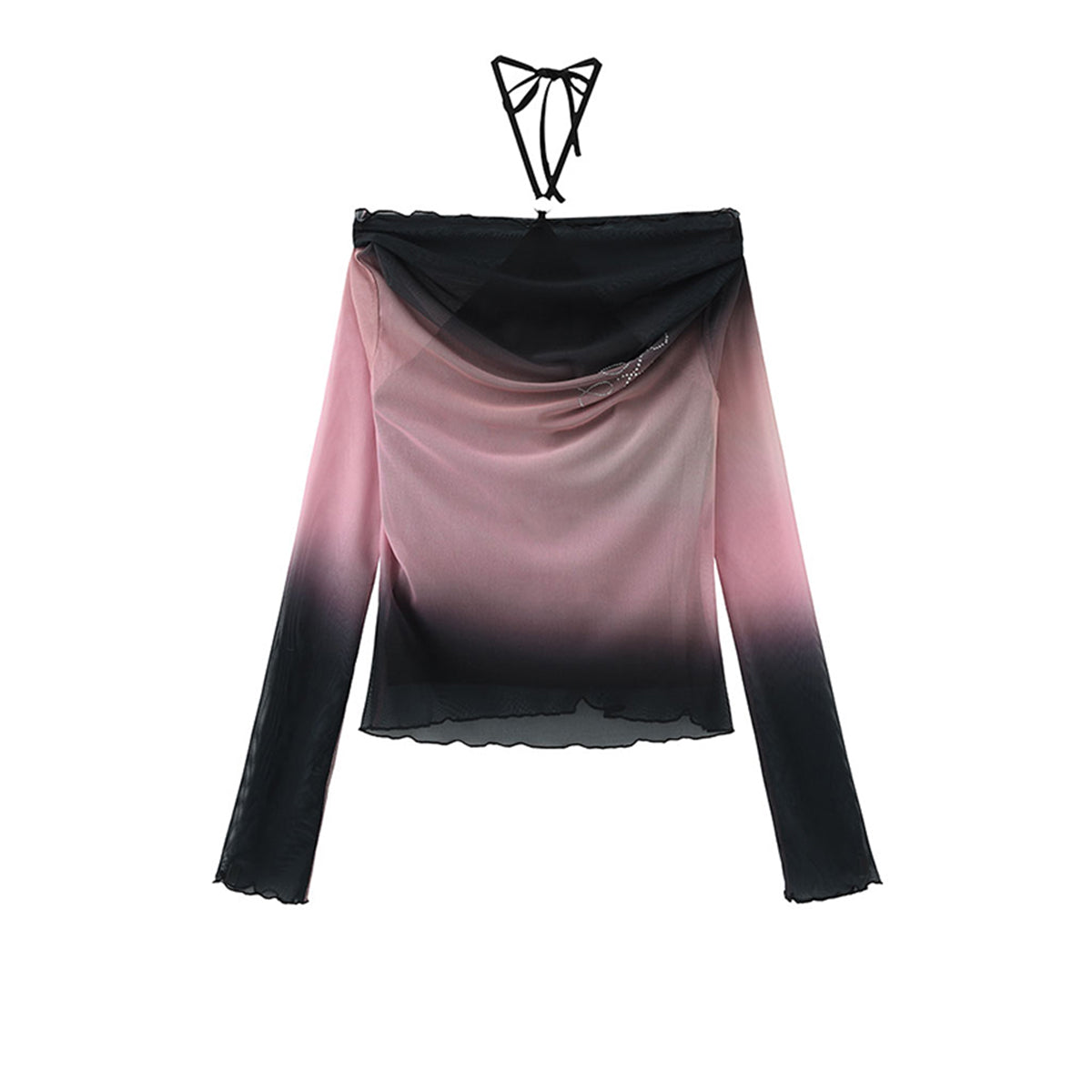 Fordare Gradient Rhinestone Logo Top