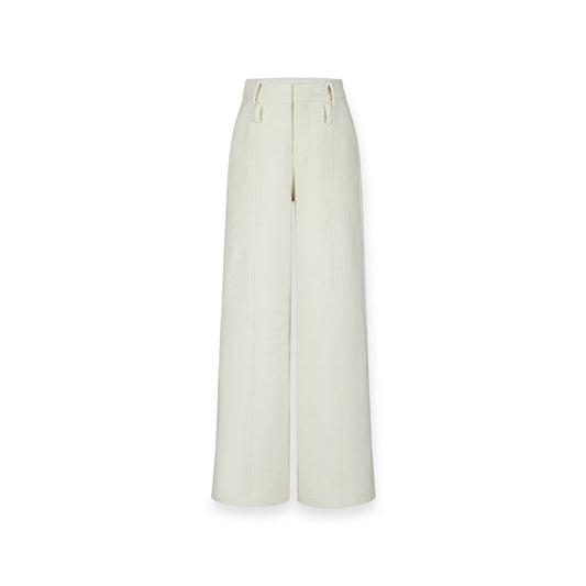 NotAwear Woolen Oversized Straight-Leg Pants White