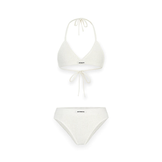 NotAwear Logo Strap Knit Bikini Set