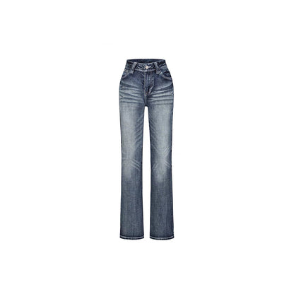 NotAwear Low Waist Straight-Leg Denim Jeans