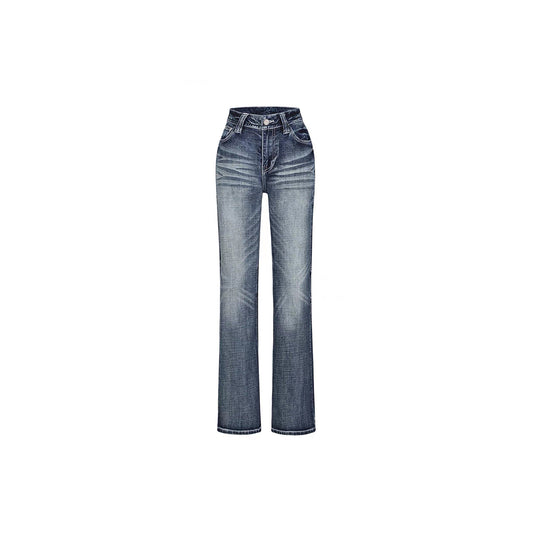 NotAwear Low Waist Straight-Leg Denim Jeans