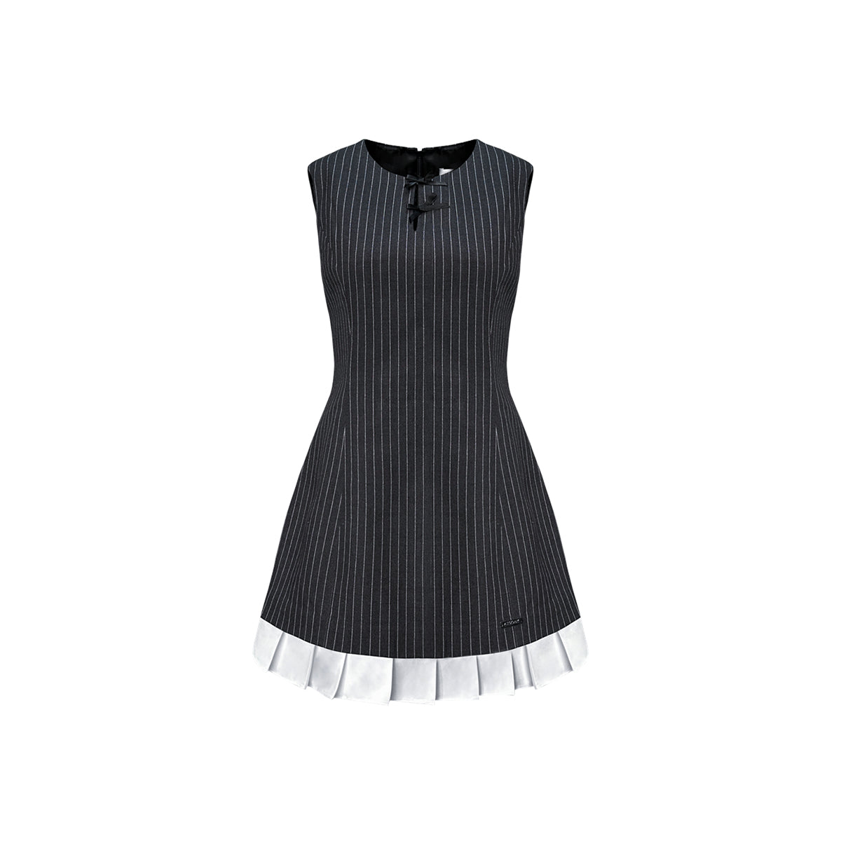 AsGony Color Blocked Striped Dress