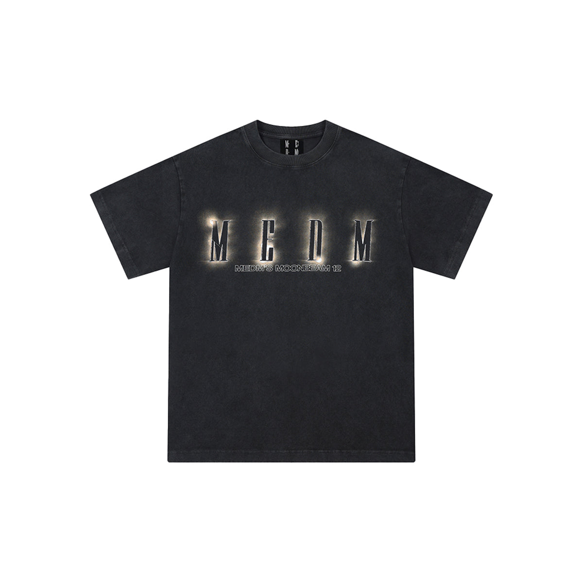 MEDM Lunar Eclipse Printed Logo Tee Black