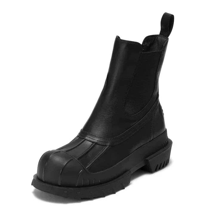 Lost In Echo Thick-Soled Hunting Chelsea Boots Black