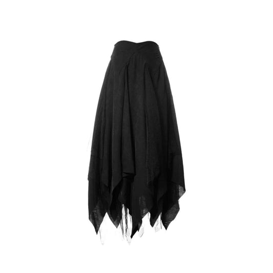 Elywood Layered Sarees Skirt Black