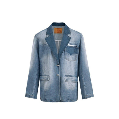 IFIK Tribute To Justin Oversize Denim Blazer