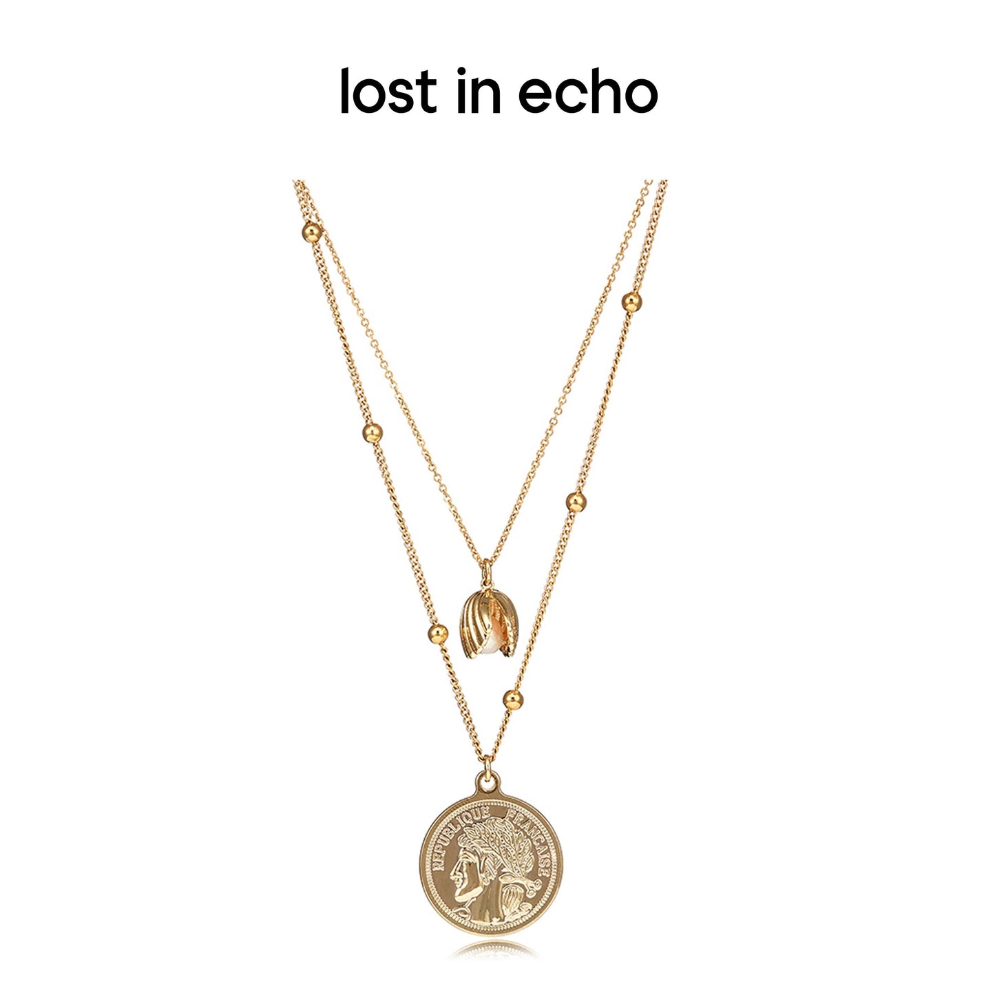 Lost In Echo Nerissa Rona Pearl Necklace Set - Mores Studio