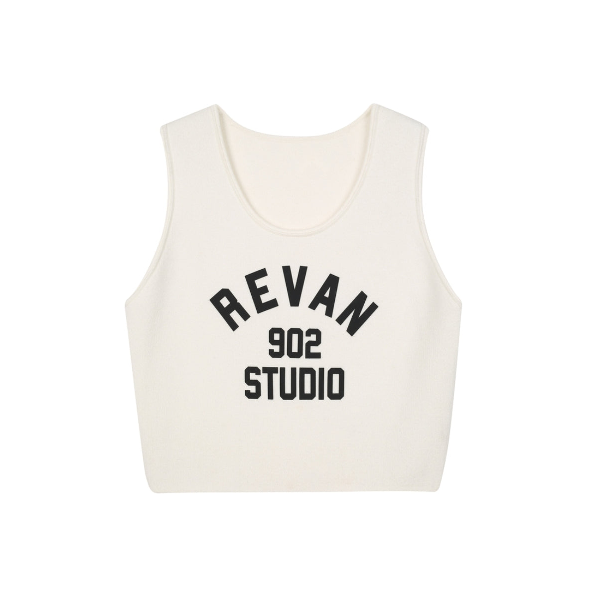 Revan Retro Logo Vest Top White