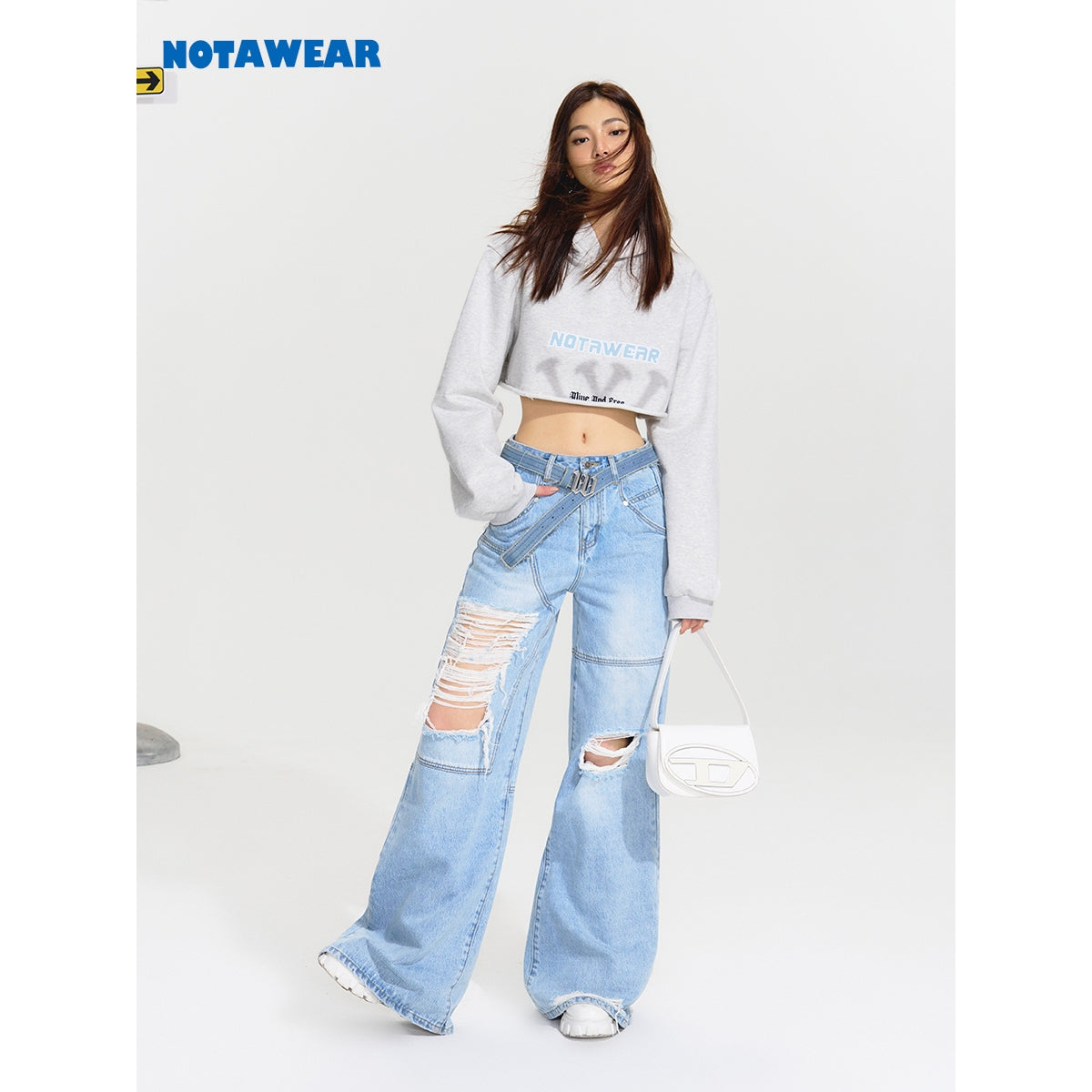 NotAwear Destroy Straight-Leg Oversize Jeans