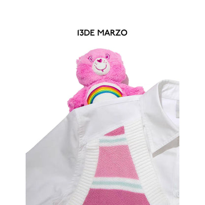 13De Marzo X Care Bears Knit Vest Shirt White