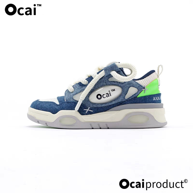 Ann Andelman X Ocai Retro Denim Sneaker Blue