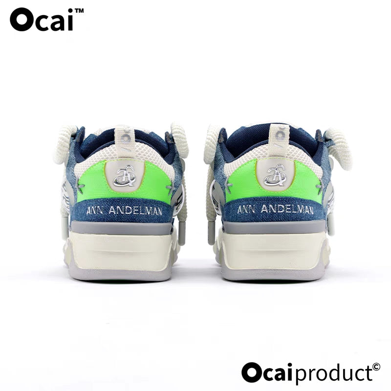 Ann Andelman X Ocai Retro Denim Sneaker Blue