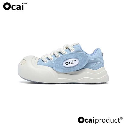 Ocai Detachable Logo Smile Sneaker Blue