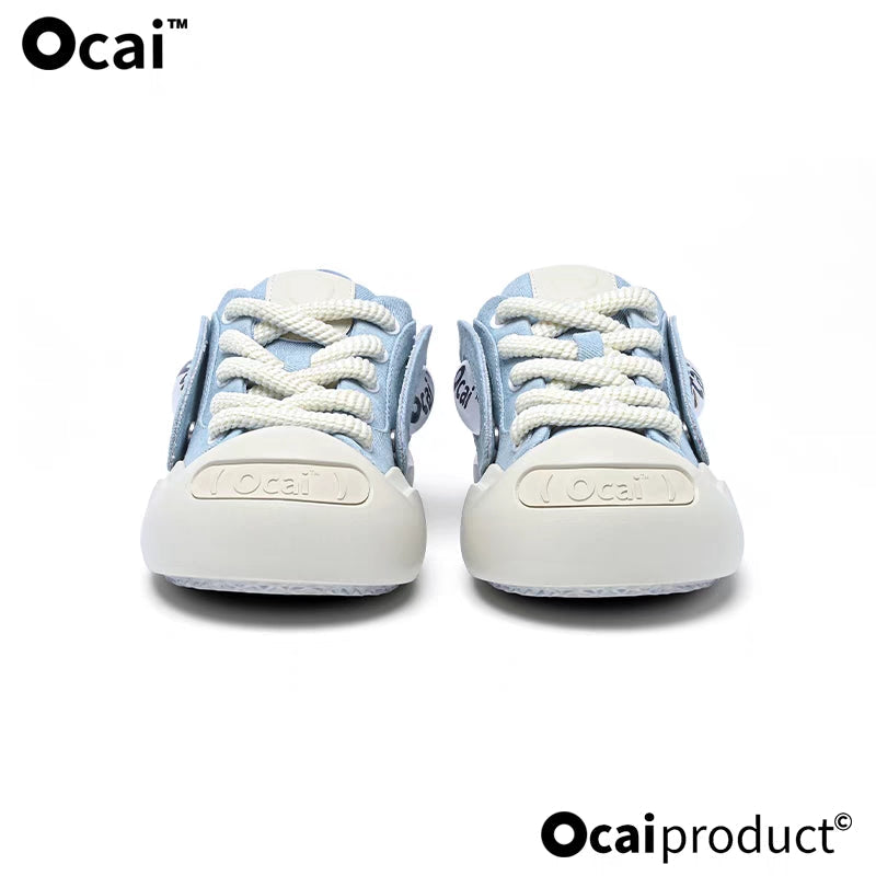 Ocai Detachable Logo Smile Sneaker Blue