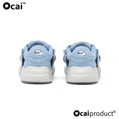 Ocai Detachable Logo Smile Sneaker Blue