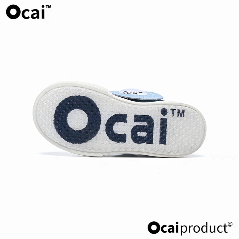 Ocai Detachable Logo Smile Sneaker Blue