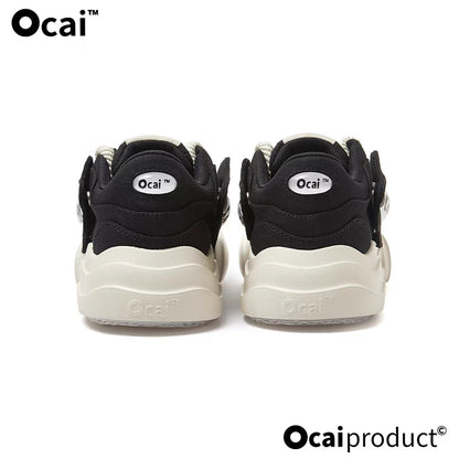 Ocai Detachable Logo Smile Sneaker Black