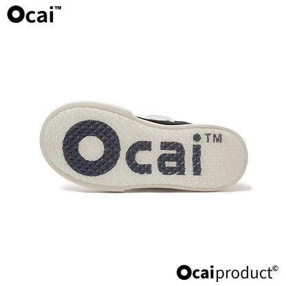 Ocai Detachable Logo Smile Sneaker Black