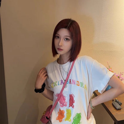 Alexia Sandra Gummy Bears Tee White