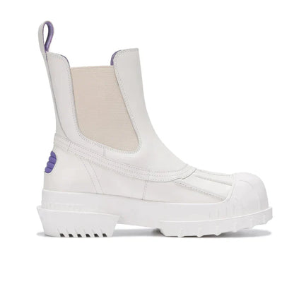 Lost In Echo Thick-Soled Hunting Chelsea Boots White