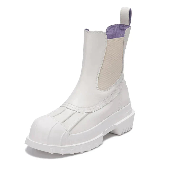 Lost In Echo Thick-Soled Hunting Chelsea Boots White