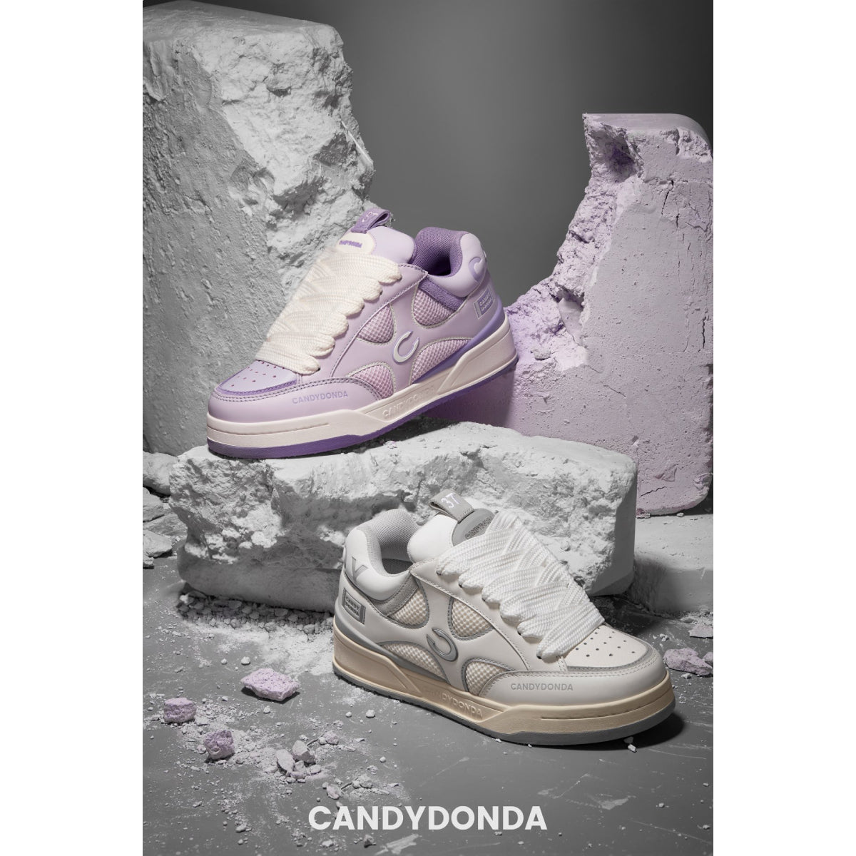 CANDYDONDA Basic Curbmelo Sneaker Sour Grape