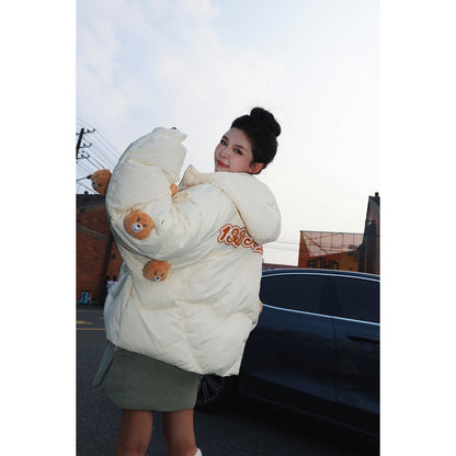 13De Marzo X Care Bears Luminous Down Jacket Cream