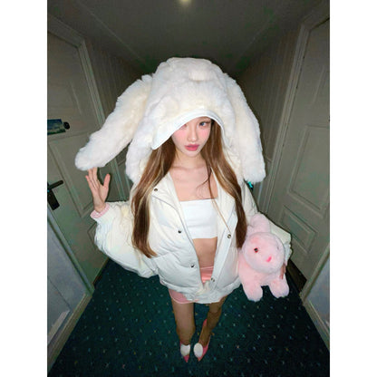 13De Marzo Doozoo Cosplay Rabbit Down Jacket White