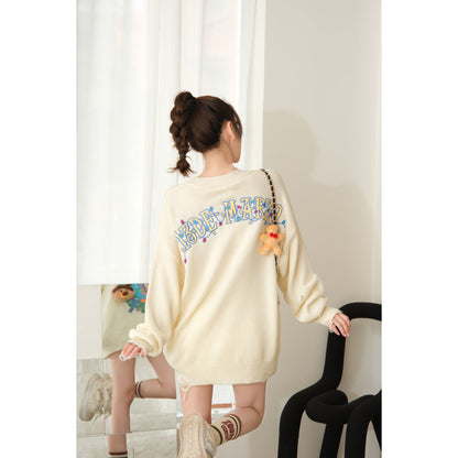 13De Marzo X Looney Tunes Tweety Christmas Sweater Cream