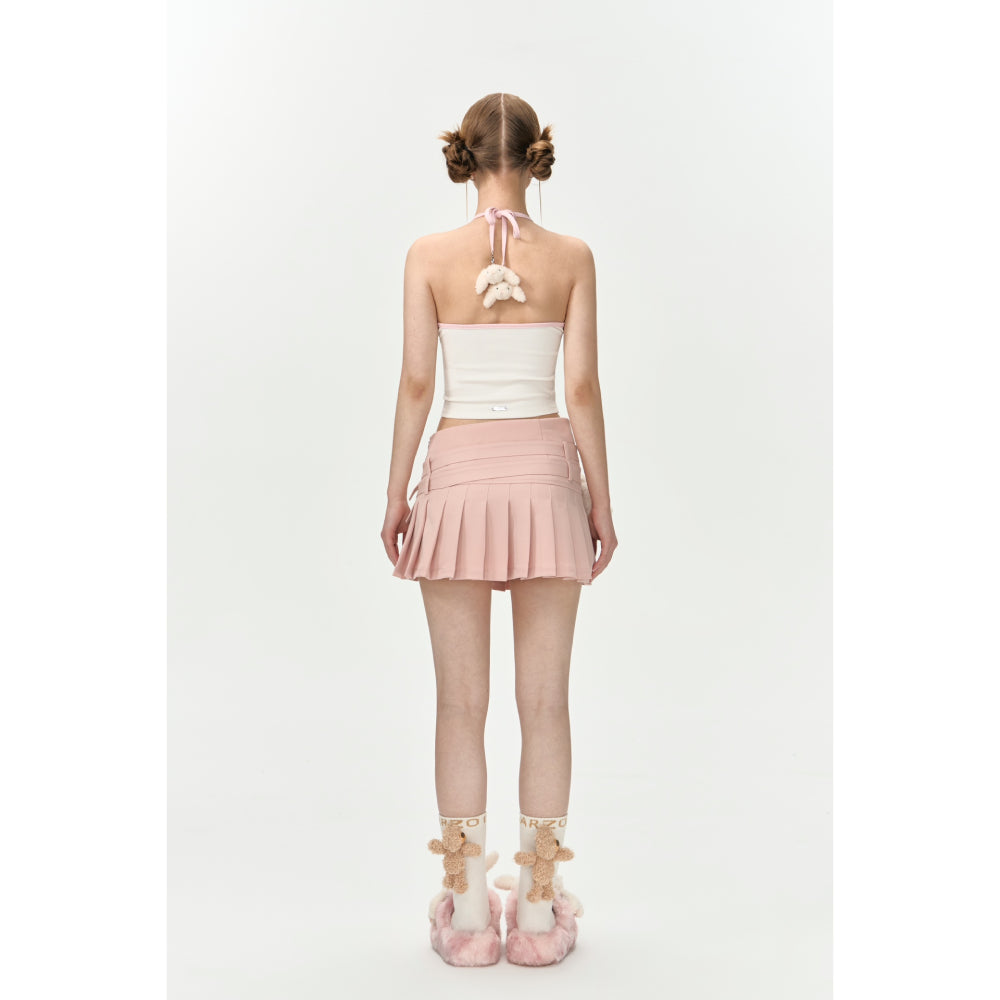 13De Marzo Doozoo Belt Skirt Pink